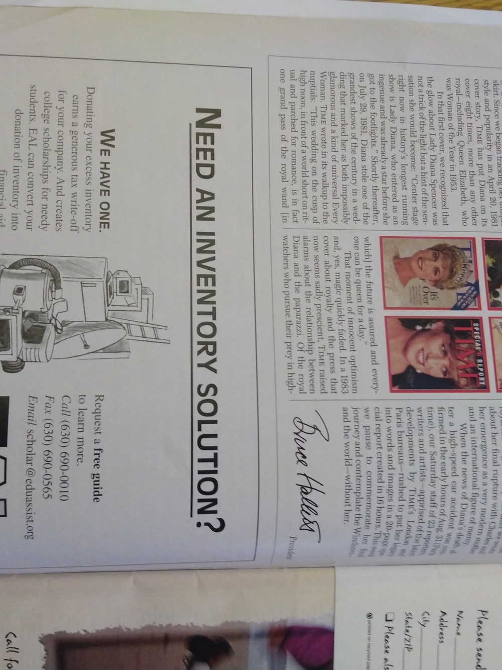 TIME Commemorative Issue of Princess Diana - Picture 4 of 5